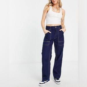 Polo Ralph Lauren Contrast Stitch  Carpenter Style Pants size 14